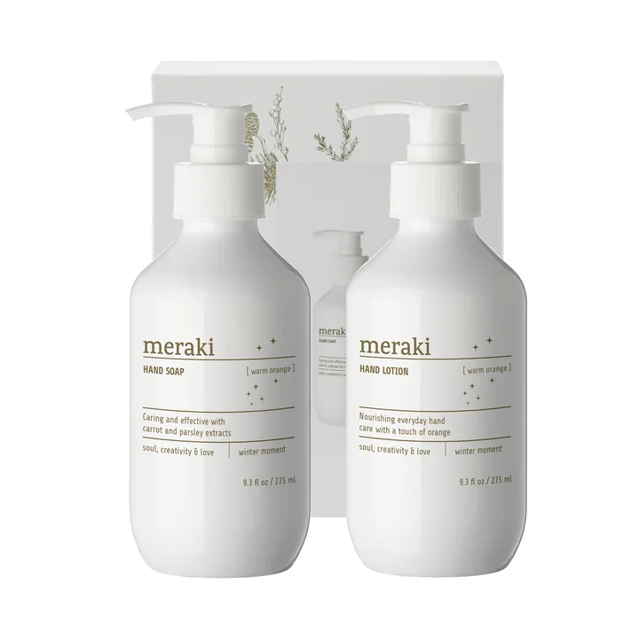 Geschenkbox Warm orange, Winter moment, 275 ml (2er-Set)
