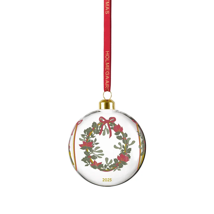 Holmegaard - Weihnachtskugel 2025, klar
