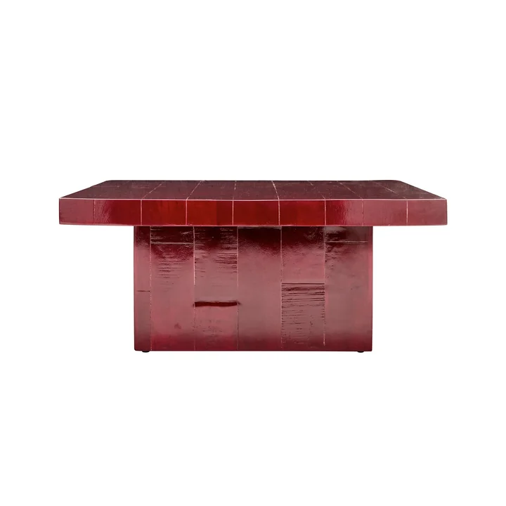 House Doctor - Brick Couchtisch, 100 x 100 cm, rot