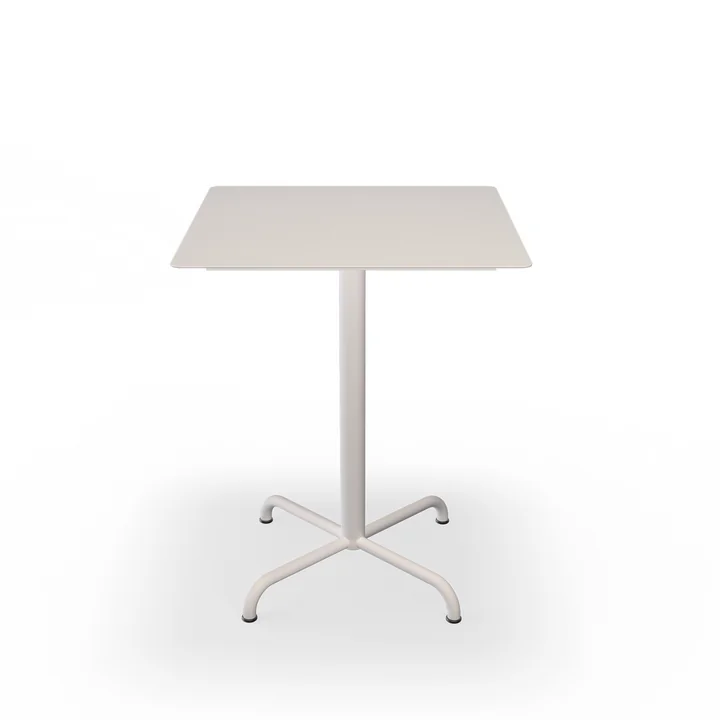 HOUE - Pico Gartentisch, 60 x 60 cm, Gestell 4-Stern, muted white