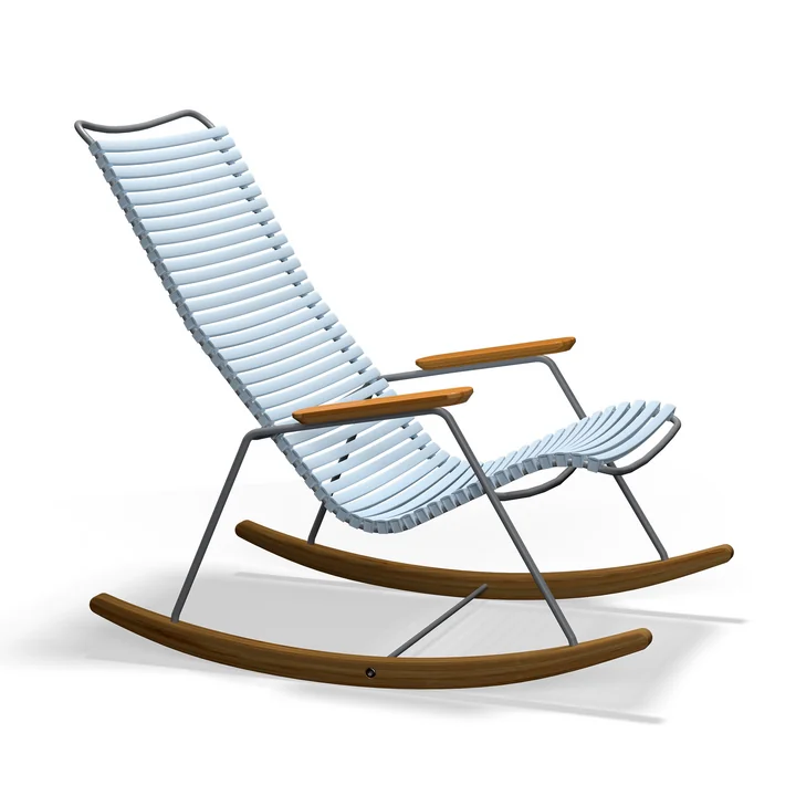 HOUE - CLICK Outdoor Rocking Schaukelstuhl, dusty light blue
