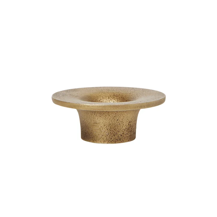 Ferm Living - Soothe Kerzenhalter, Messing-Finish