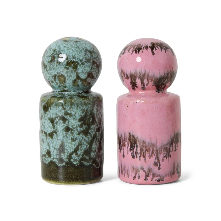 HKliving - 70's Salz- und Pfefferstreuer, baroque