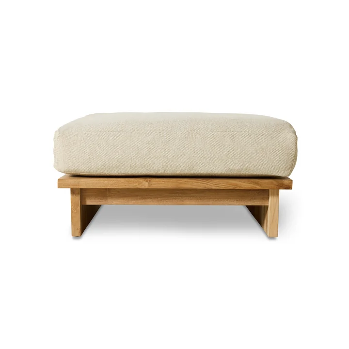HKliving - Outdoor Hocker, Teak / natural