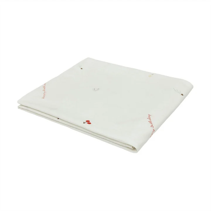 OYOY - Geburtstagstischdecke, Ø 160 cm, off-white