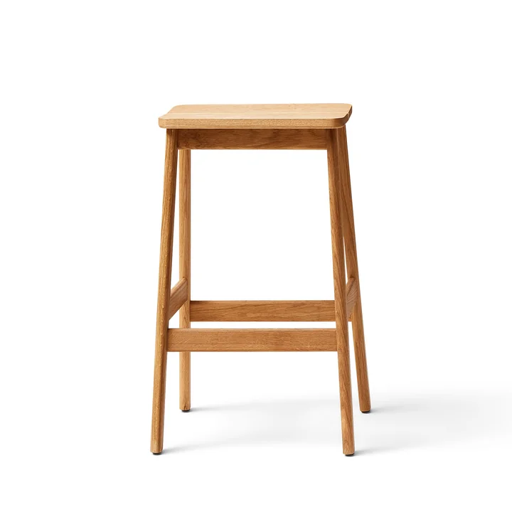 Form & Refine - Angle Barhocker H 65 cm, Eiche geölt