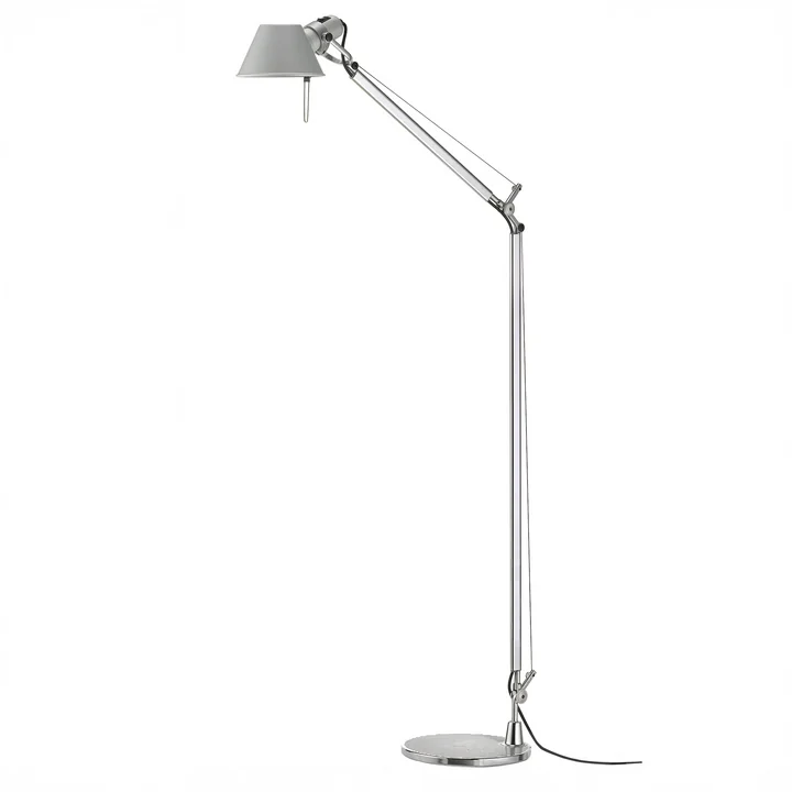 Artemide - Tolomeo Lettura Leseleuchte, Ø 18 cm, alusilber
