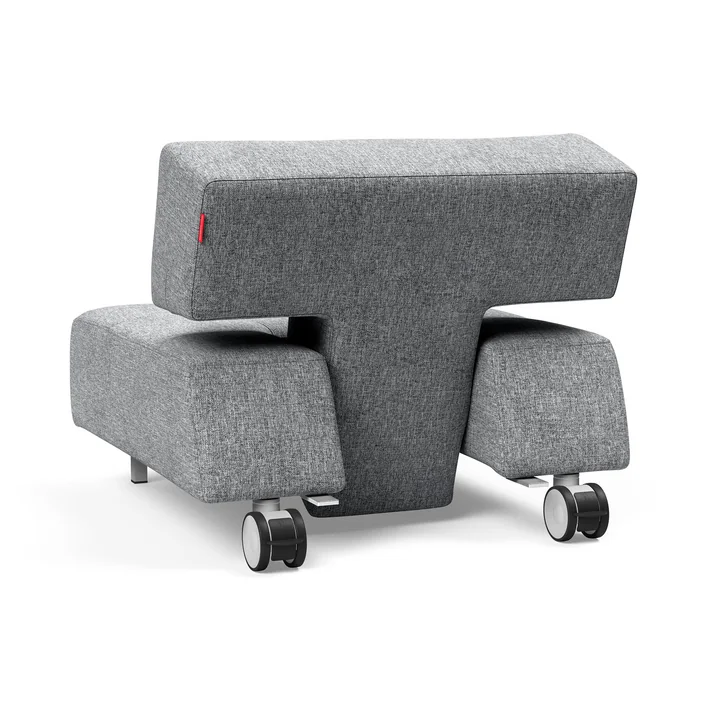 Innovation Living - Long Horn Deluxe Excess Sessel, grau (565 Twist Granite)