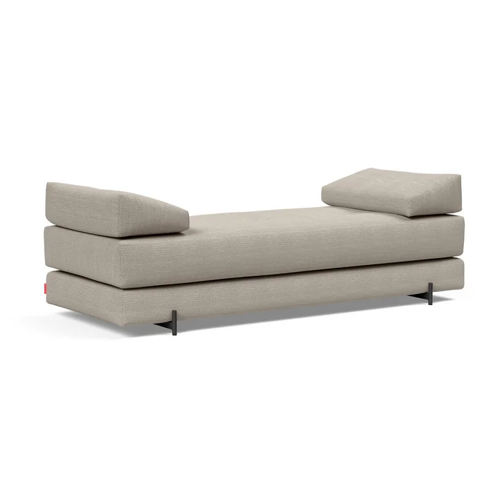 Innovation Living - Sigmund Indu Schlafsofa, 200 x 84 cm, natur (579 Kenya Gravel)