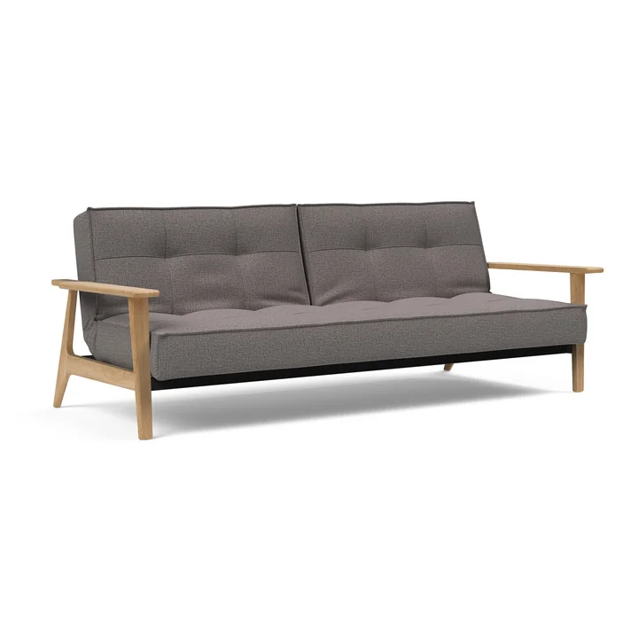 Innovation Living - Splitback Frej Schlafsofa, 232 x 99 cm, grau (521 Mixed Dance)