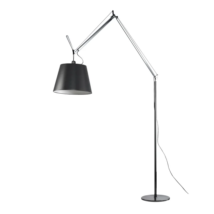 Artemide - Tolomeo Mega Stehleuchte mit Dimmer, Ø 32 cm, schwarz