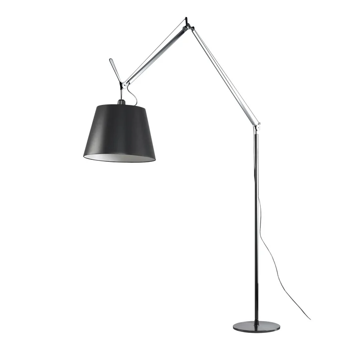 Artemide - Tolomeo Mega Stehleuchte mit Dimmer, Ø 36 cm, schwarz
