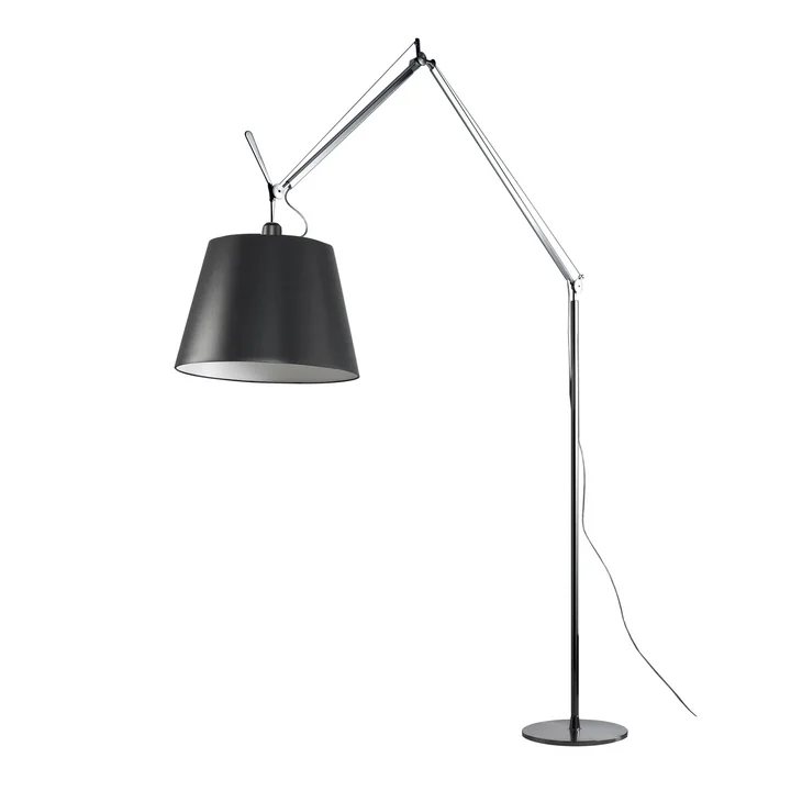 Artemide - Tolomeo Mega Stehleuchte mit Dimmer, Ø 42 cm, schwarz