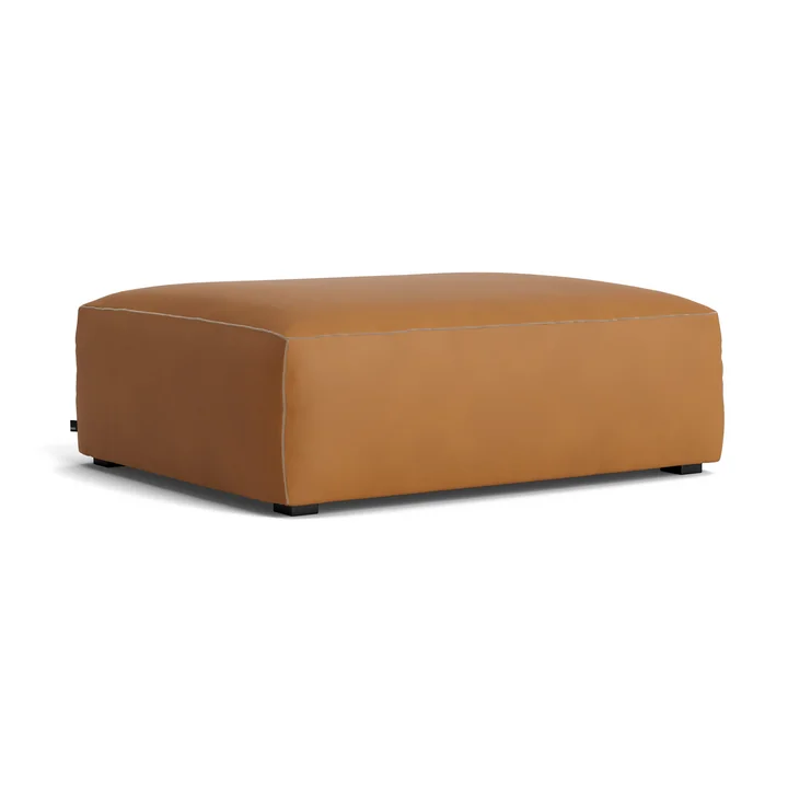 HAY - Mags Soft Ottoman S02 (S), cognac (Sense) / Nähte: beige