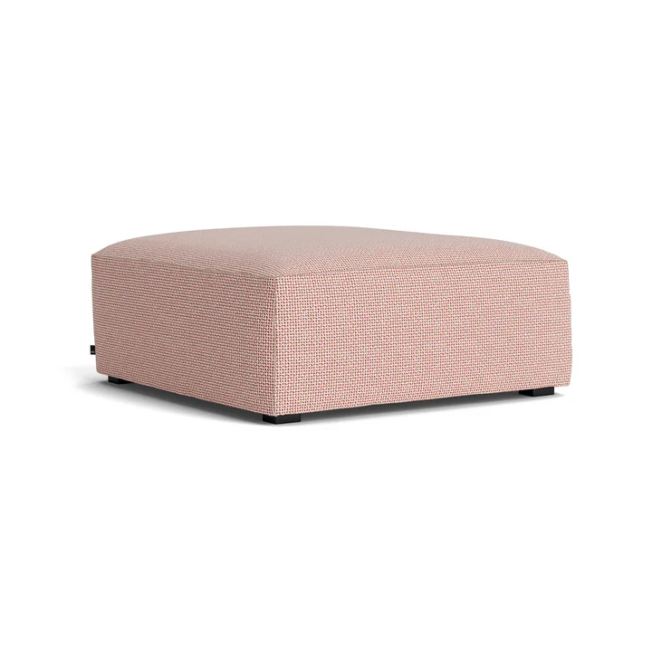 HAY - Mags Soft Ottoman S01 (XS), rot-weiß (Tartaglia 861) / Nähte: beige