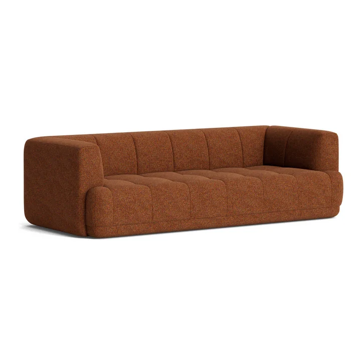 HAY - Quilton 3-Sitzer Sofa, rotbraun (Loft 500)