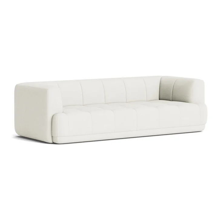HAY - Quilton 3-Sitzer Sofa, weiß (Osumi 02)
