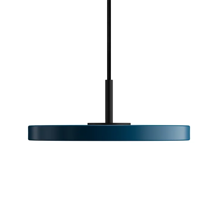 Umage - Asteria Micro LED-Pendelleuchte V2, schwarz / petrolblau