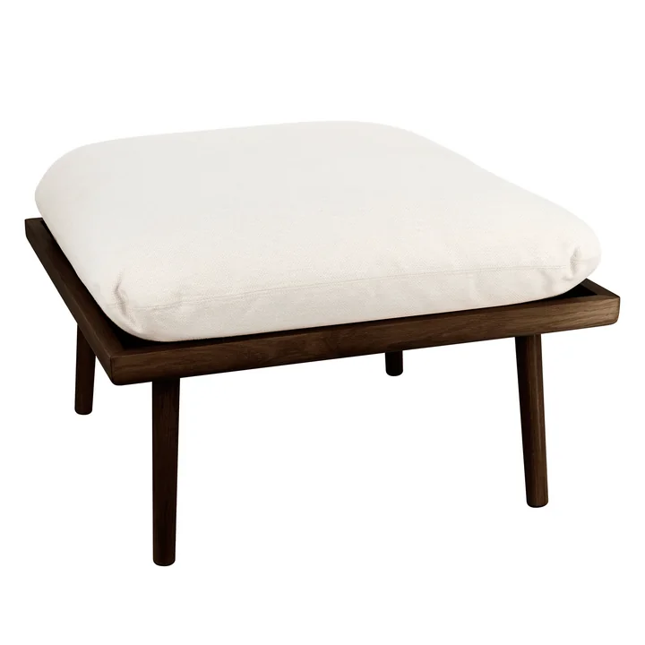 Umage - Lounge Around Shuffle Pouf, Eiche dunkel / white sands
