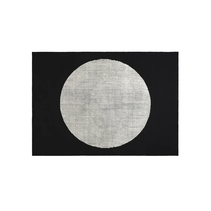 Tom Dixon - Disc Teppich, 170 x 240 cm, schwarz