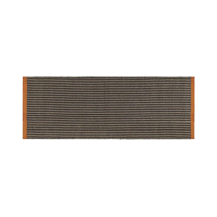 Tom Dixon - Line Teppichläufer, 70 x 250 cm, schwarz
