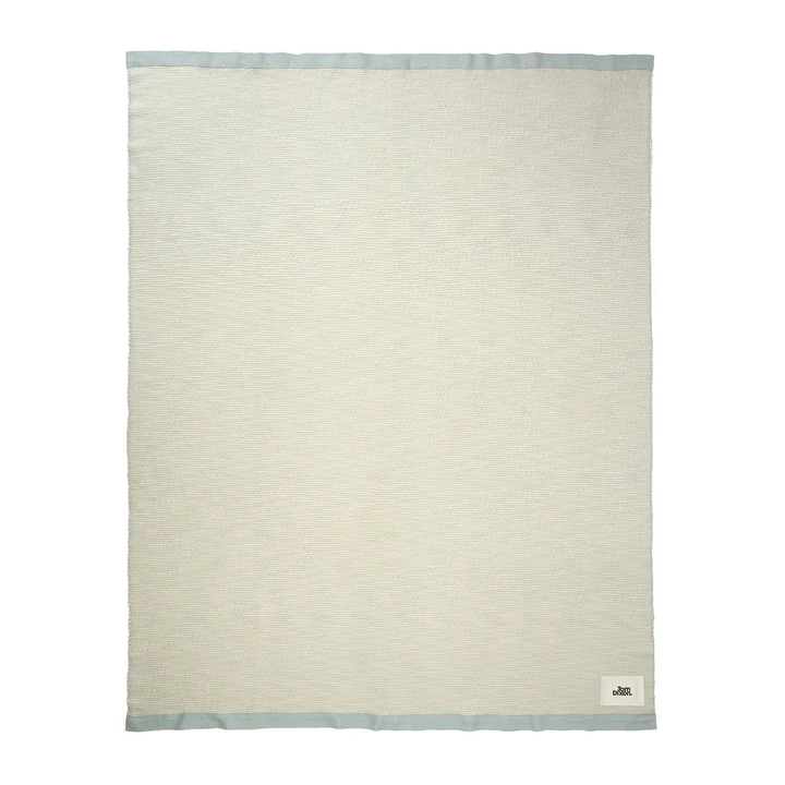 Tom Dixon - Thread Decke, 140 x 180 cm, blau / weiß