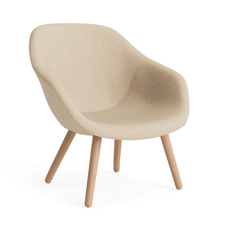 HAY - About a Lounge Chair AAL 82 Sessel, Eiche lackiert / Metaphor 035 (Kunststoffgleiter)