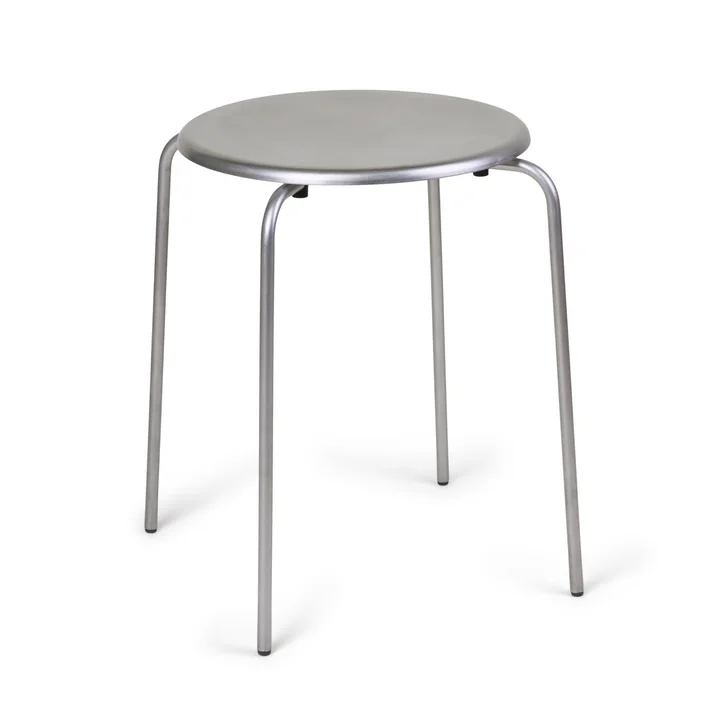 Frama - Petit Rond Hocker, Edelstahl gebürstet