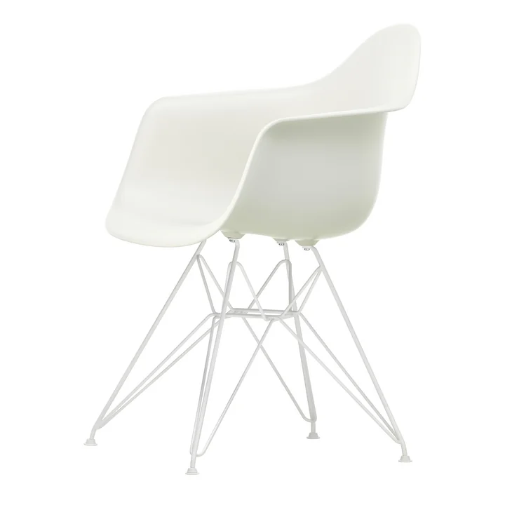 Vitra - Eames Plastic Armchair DAR RE, weiß / baumwollweiß 