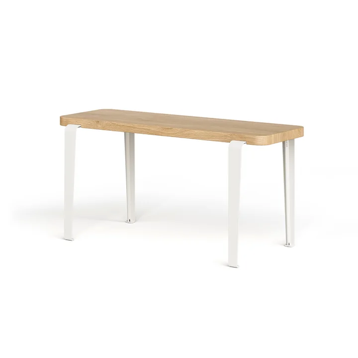 TipToe - LOU Bank, 90 x 30 cm, Eiche / cream white