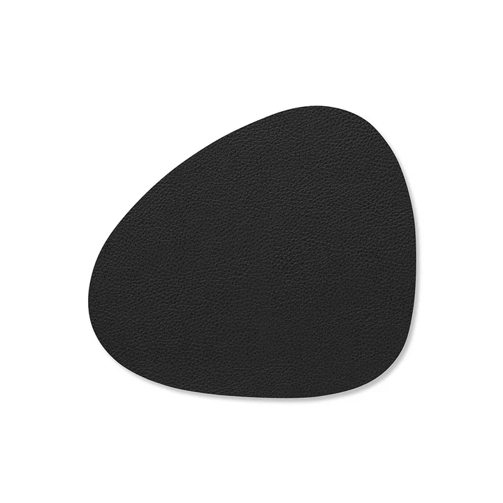 Glasuntersetzer Curve von Lind DNA in der Ausführung Serene schwarz