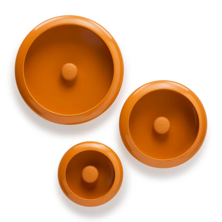 Fatboy - Oloha Trio Schale mit LED Akkuleuchte, sunny orange