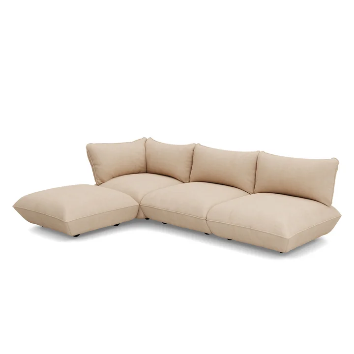 Fatboy - Sumo Ecksofa links, beige (Cord)