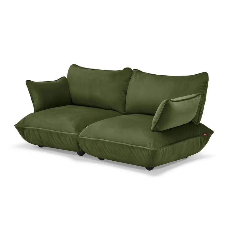 Fatboy - Sumo Sofa medium, deep green (Samt)