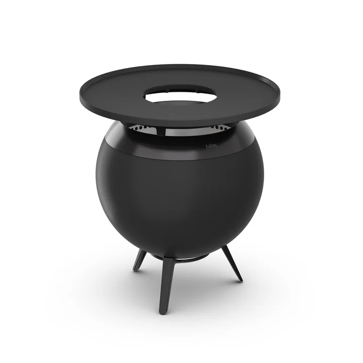 höfats - Moon 45 Plancha-Grillset niedrig, all black
