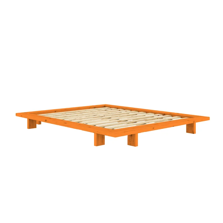 Karup - Japan Bett 160 x 200 cm, solar orange