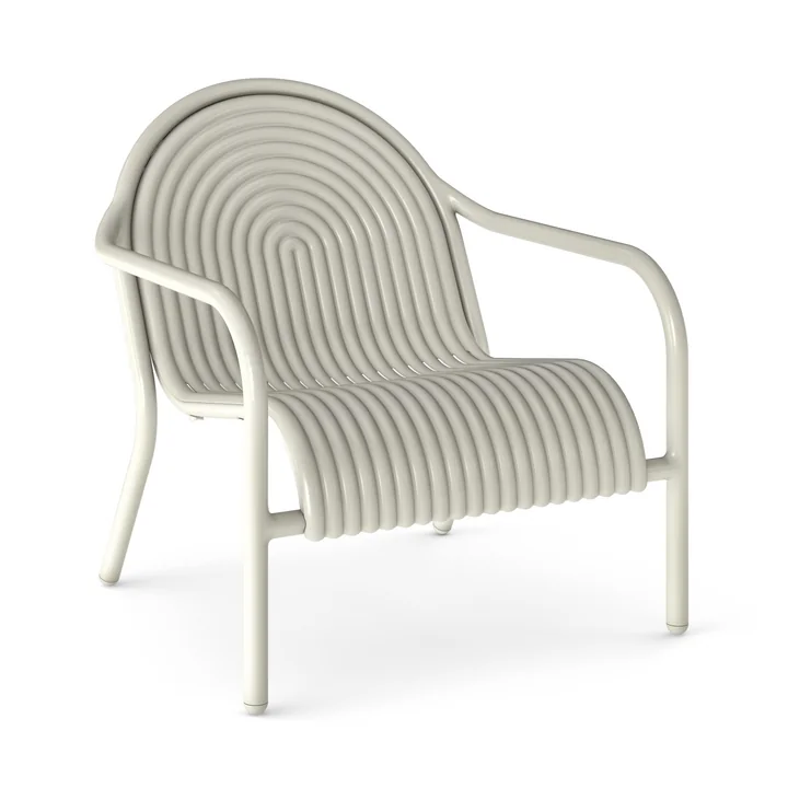 Groove Lounge Chair, putty