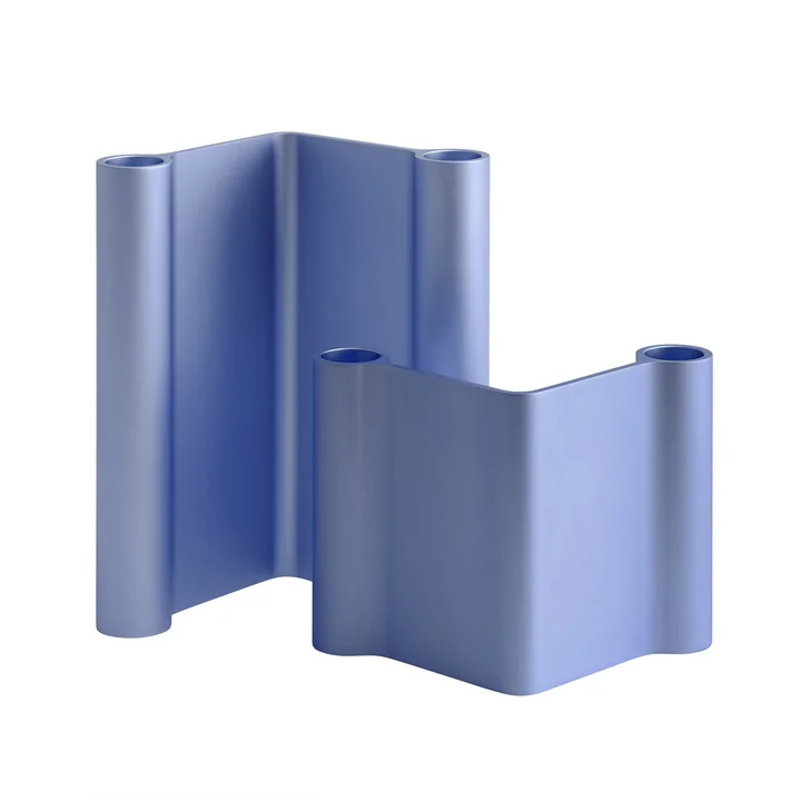 Muuto - Pair Kerzenhalter, hellblau