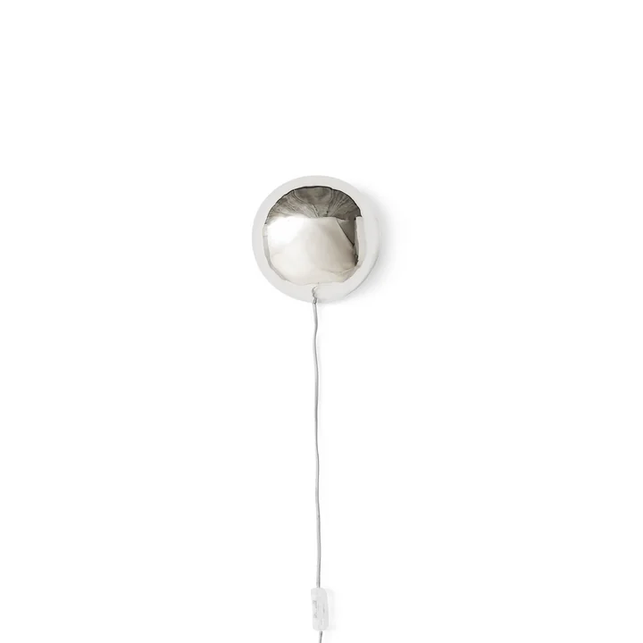 HKliving - Orb Wandleuchte, chrom