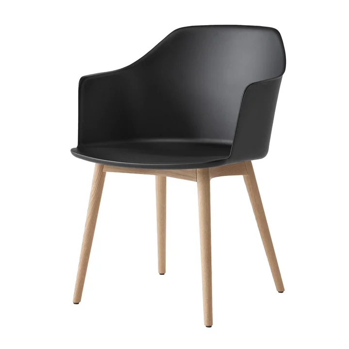 &Tradition - Rely Armchair HW76, Eiche klar lackiert / schwarz