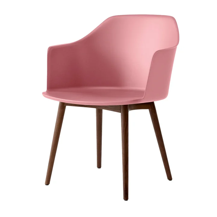 &Tradition - Rely Armchair HW76, Walnuss lackiert / soft pink