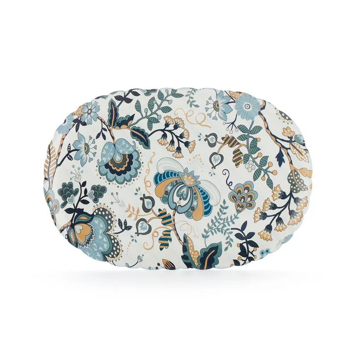 Kartell - x Liberty Jellies Family Tablett, creme / hellblau (Mabelle Graphic Impression)