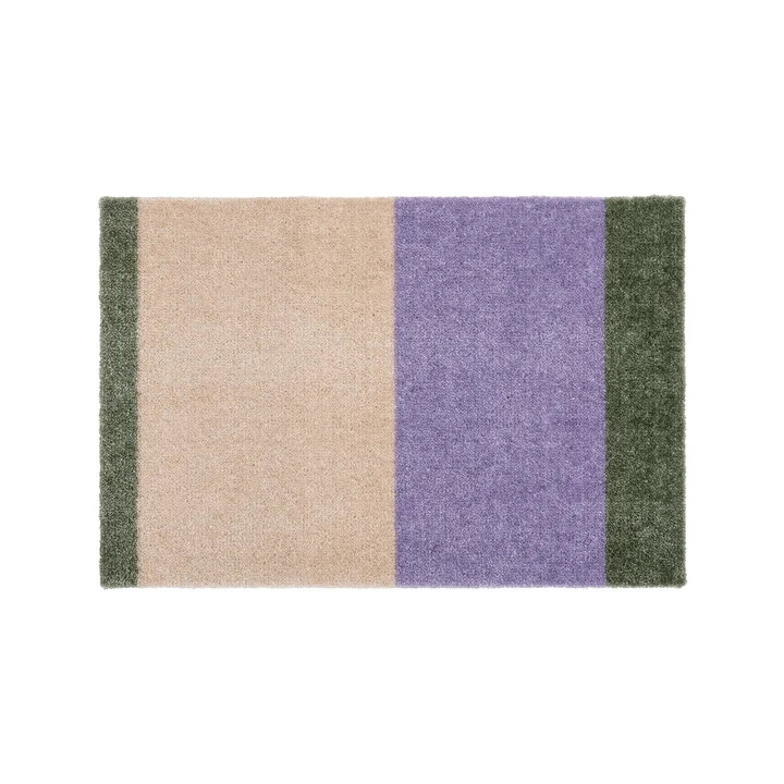 tica copenhagen - Stripes Horizontal Läufer, 40 x 60 cm, lilac / ivory / green