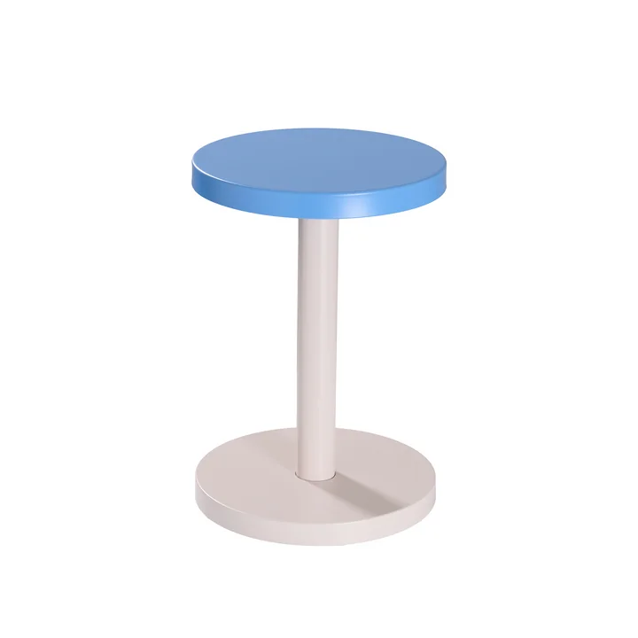 Design Letters - Trisse 3-in-1 Beistelltisch, S, pastel beige / sky blue
