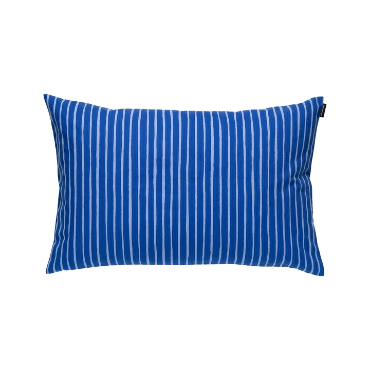 Marimekko - Piccolo Kissenhülle, 40 x 60 cm, hellblau / blau