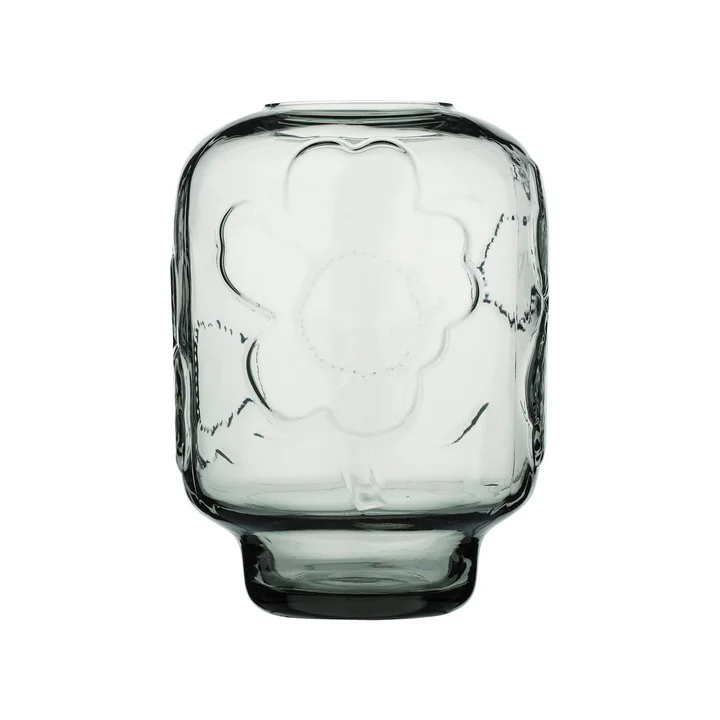 Marimekko - Unikko Vase, H 18 cm, misty grey