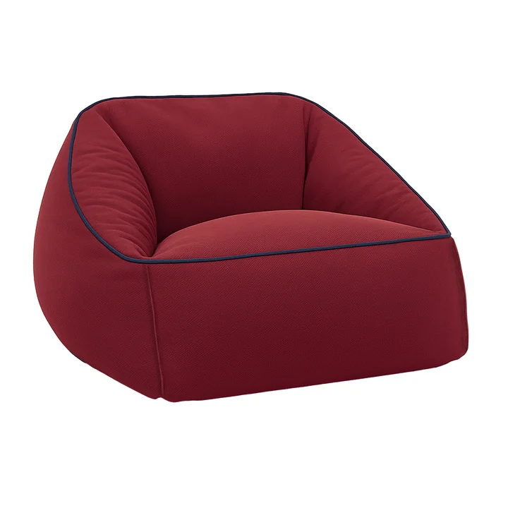 Nobodinoz - Arnold Armchair Sitzsack (für Erwachsene), burnt red