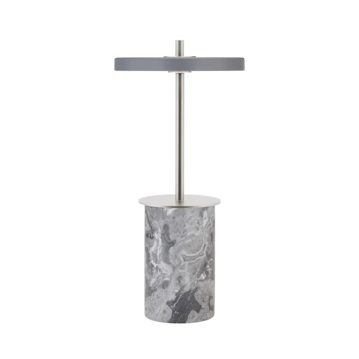 Umage - Asteria Move Mini, LED Tischleuchte, Stahl / grau