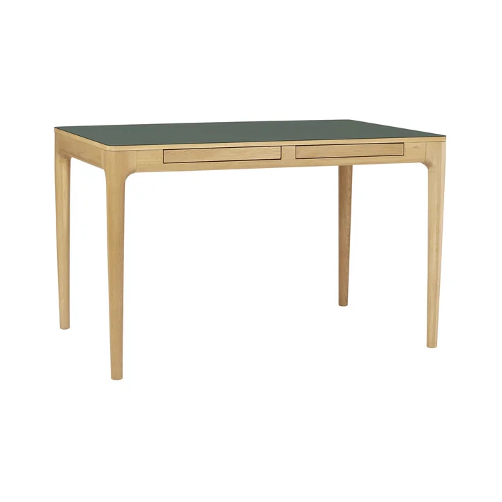 Umage - Heart'n'Soul Schreibtisch, 120 x 80 cm, Eiche / moss green