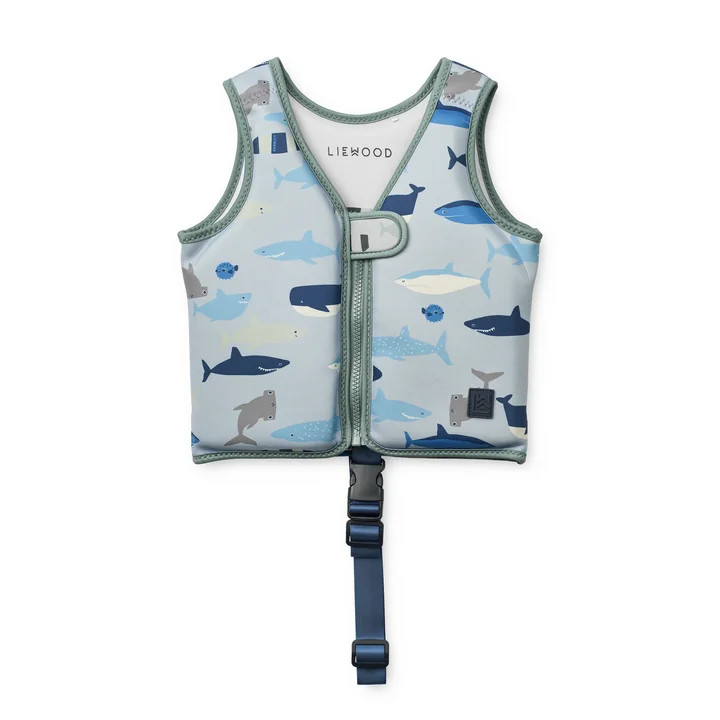 LIEWOOD - Dove Schwimmweste, shark / dove blue